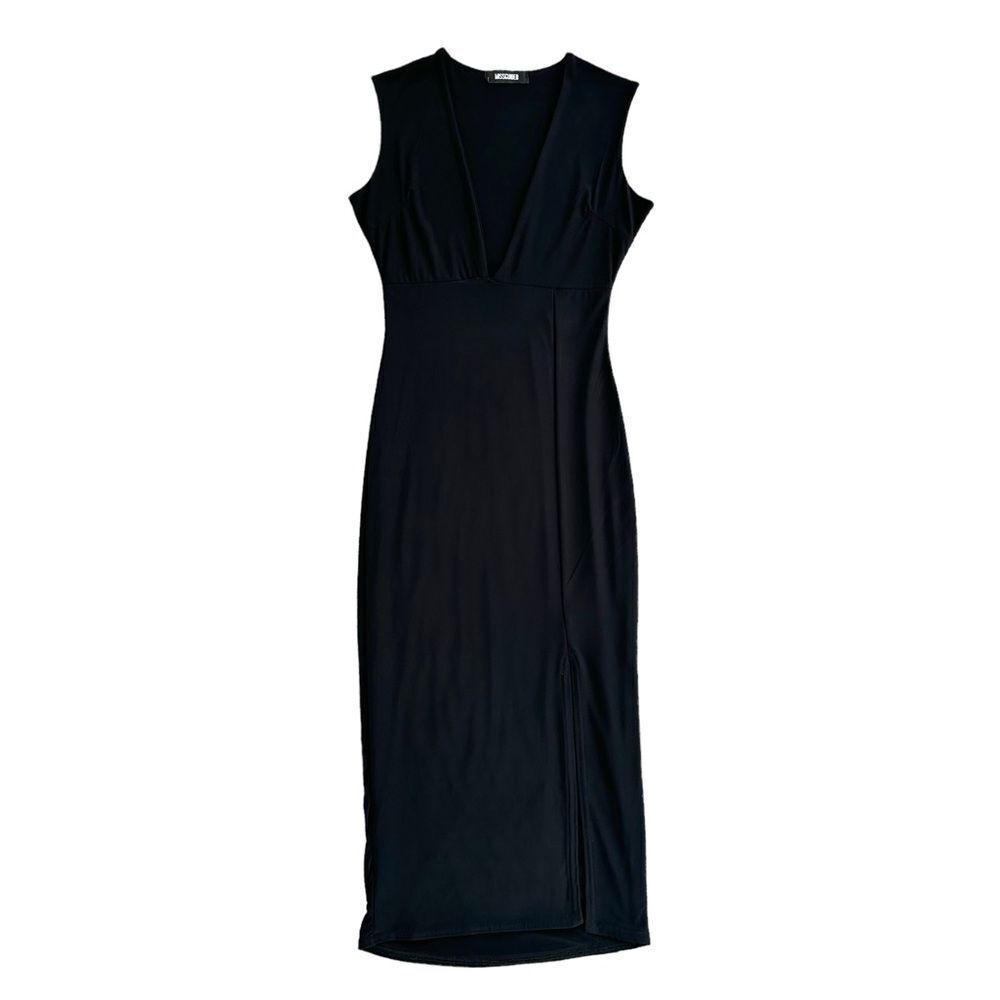 Missguided Black Bodycon Midi Dress